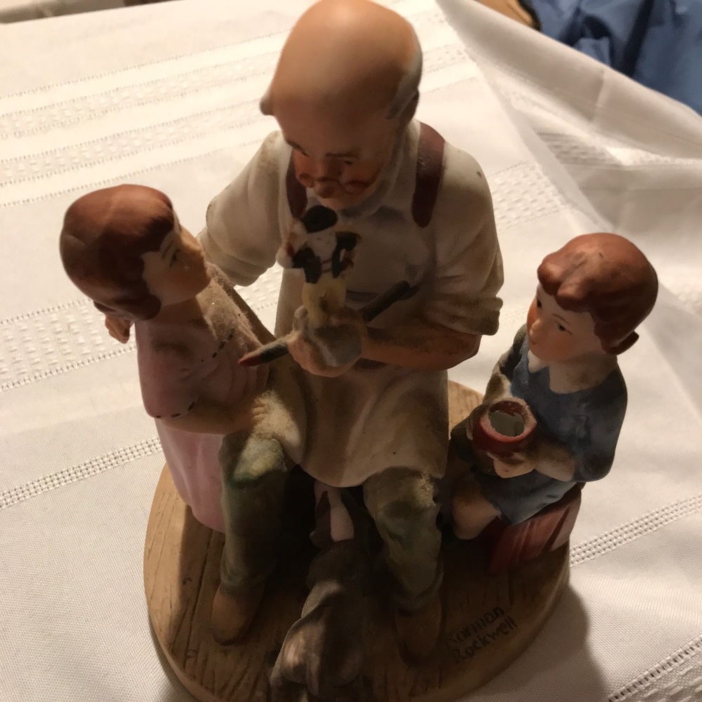Vintage Norman Rockwell Toymaker 1980